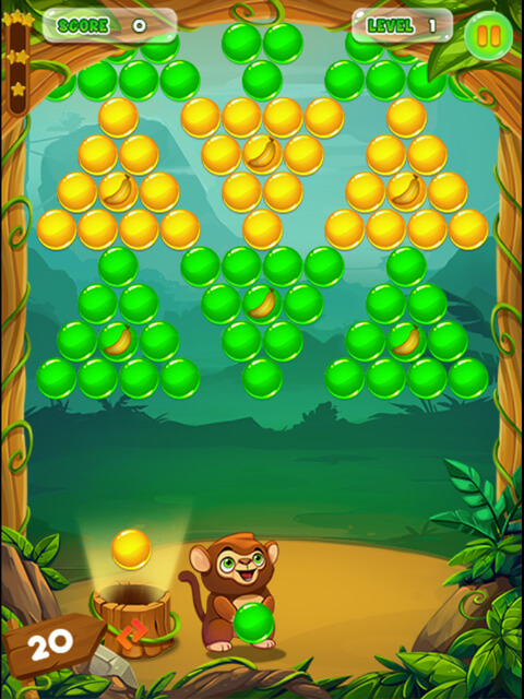 Monkey Bubble Shooter